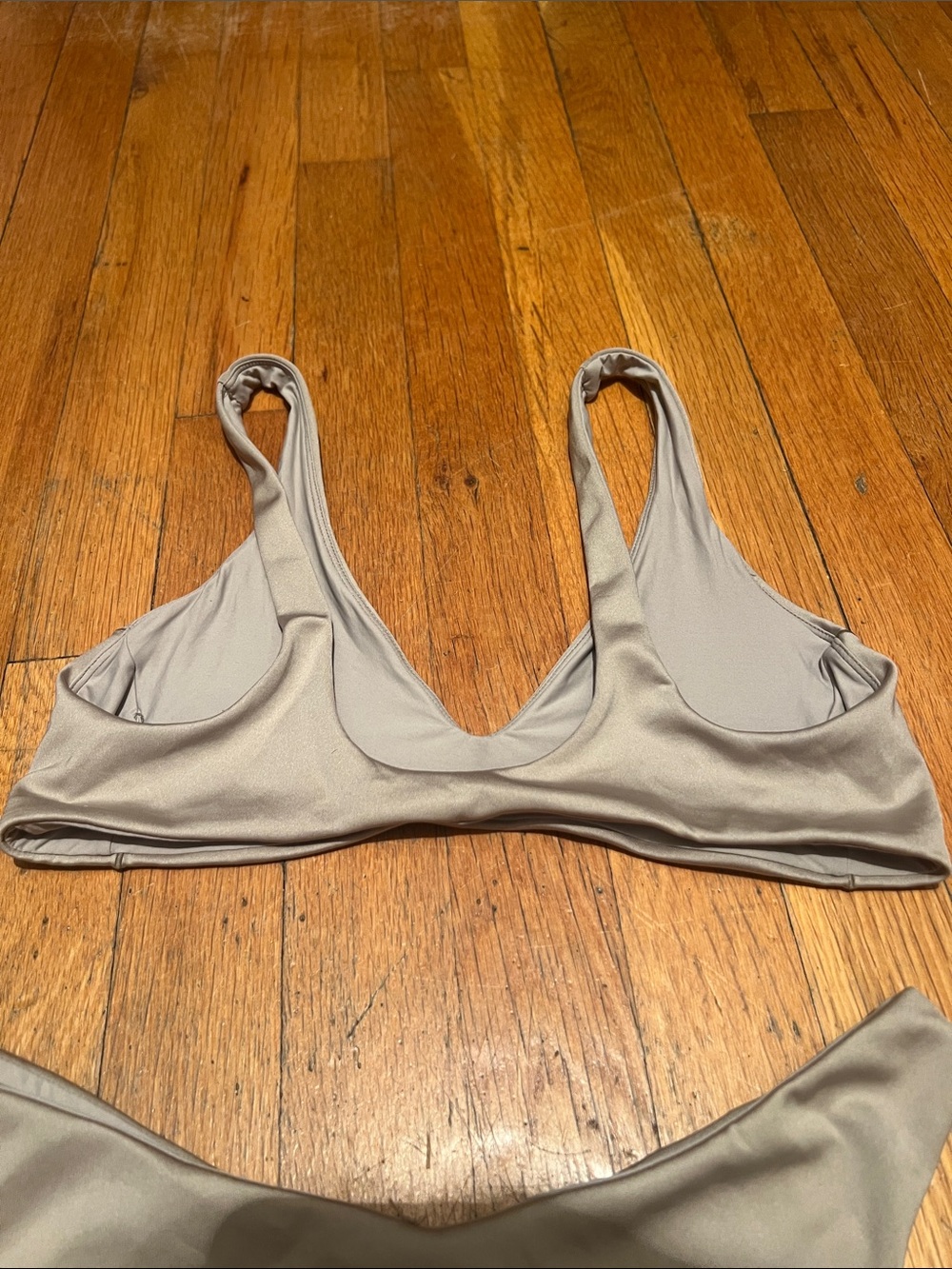 Left On Friday Beige Ribbed Bikini Set - Picture 14 of 16